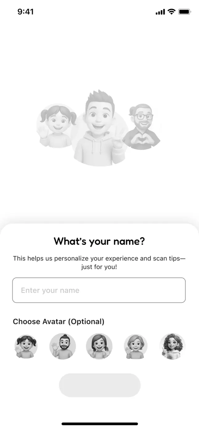 IngrediCheck wireframe screenshot