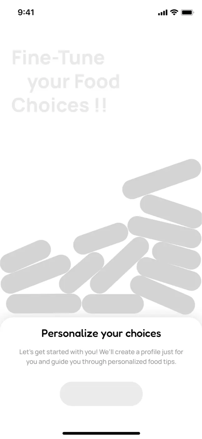 IngrediCheck wireframe screenshot