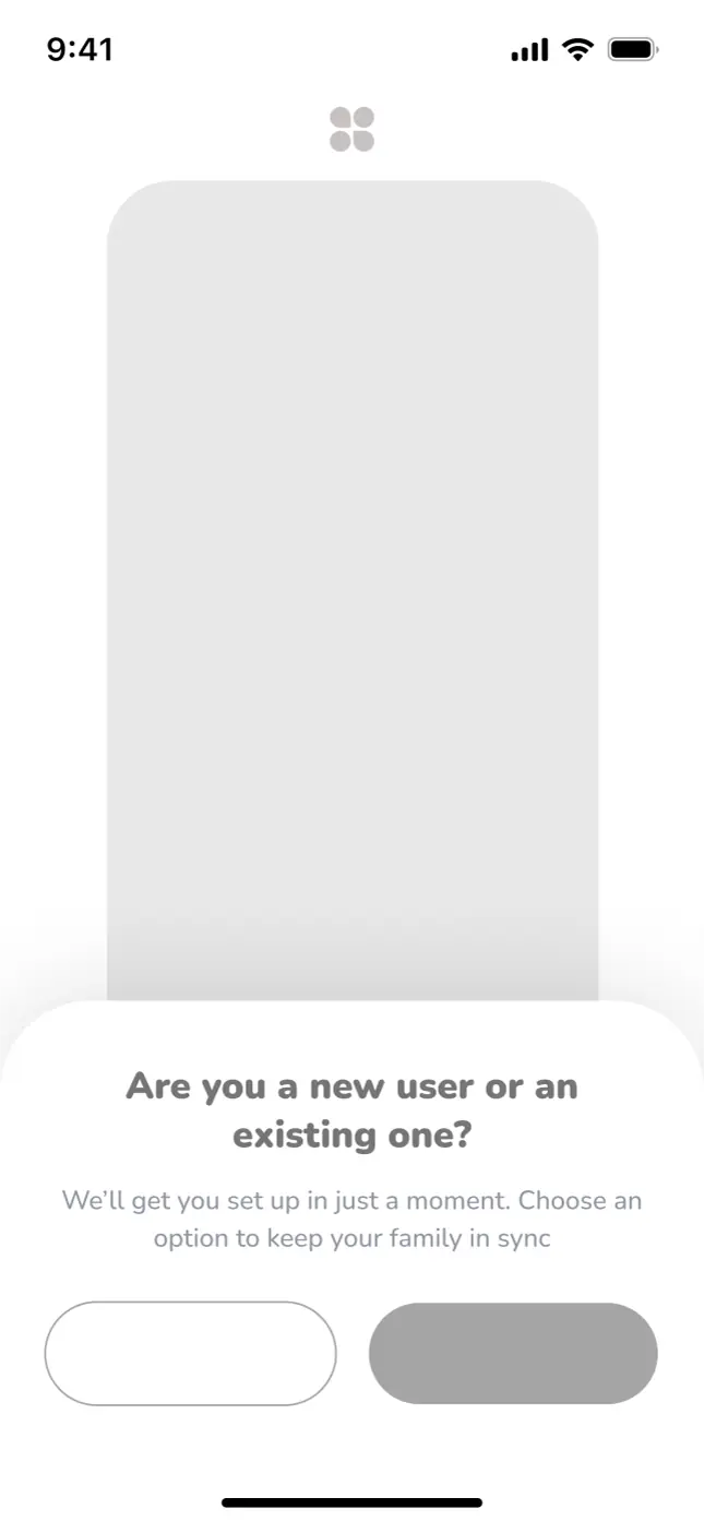 KIN Calendar wireframe screenshot