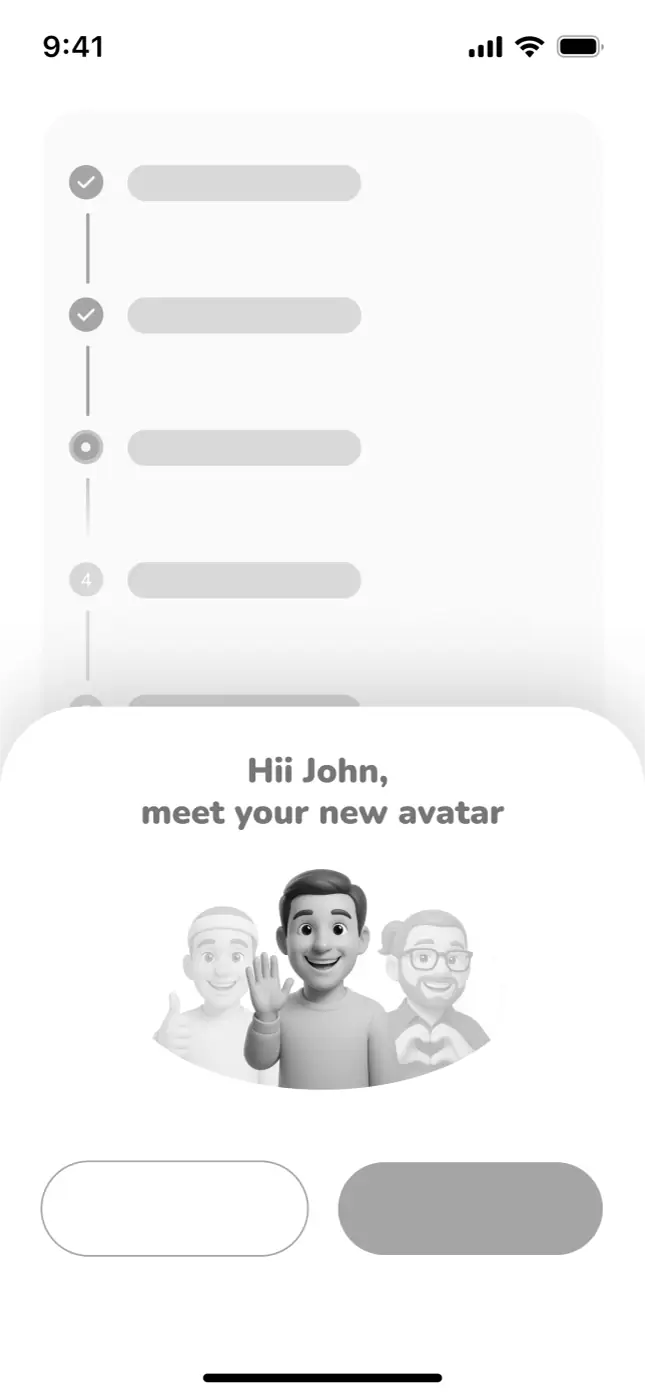 KIN Calendar wireframe screenshot