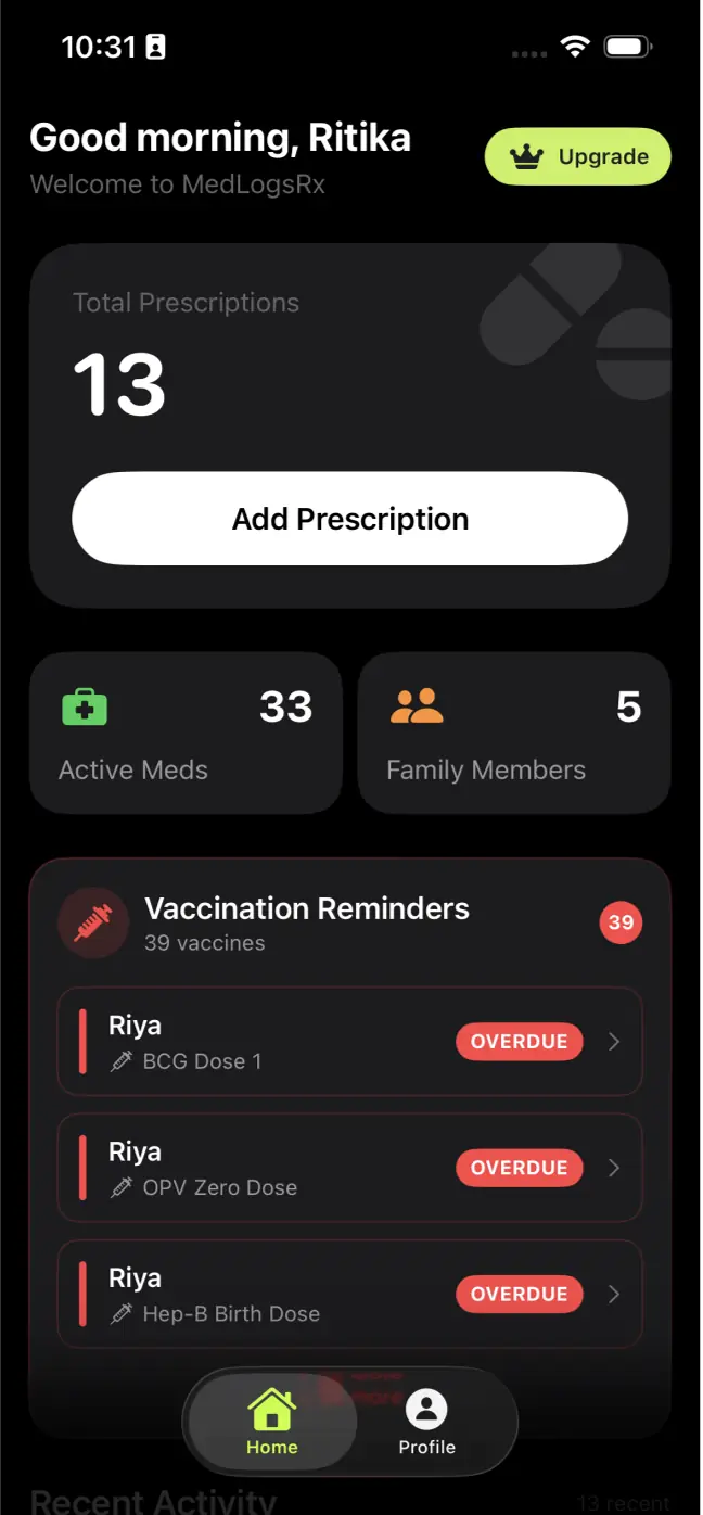 MedLogsRx featured screen