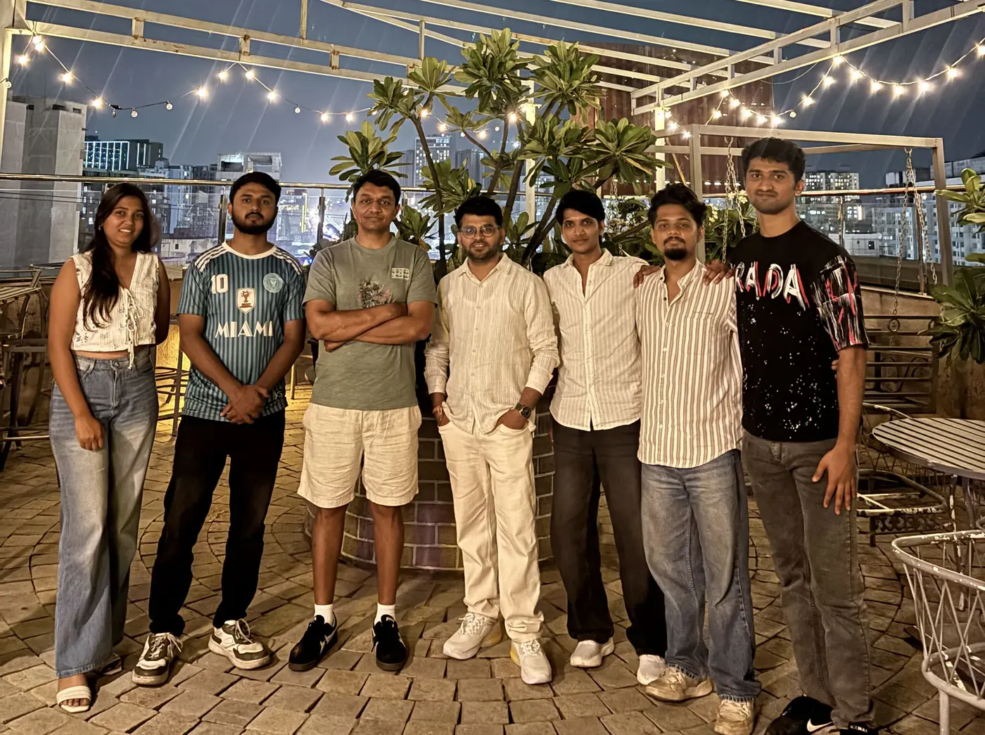 The Eightinity team together at a team outing in Pune